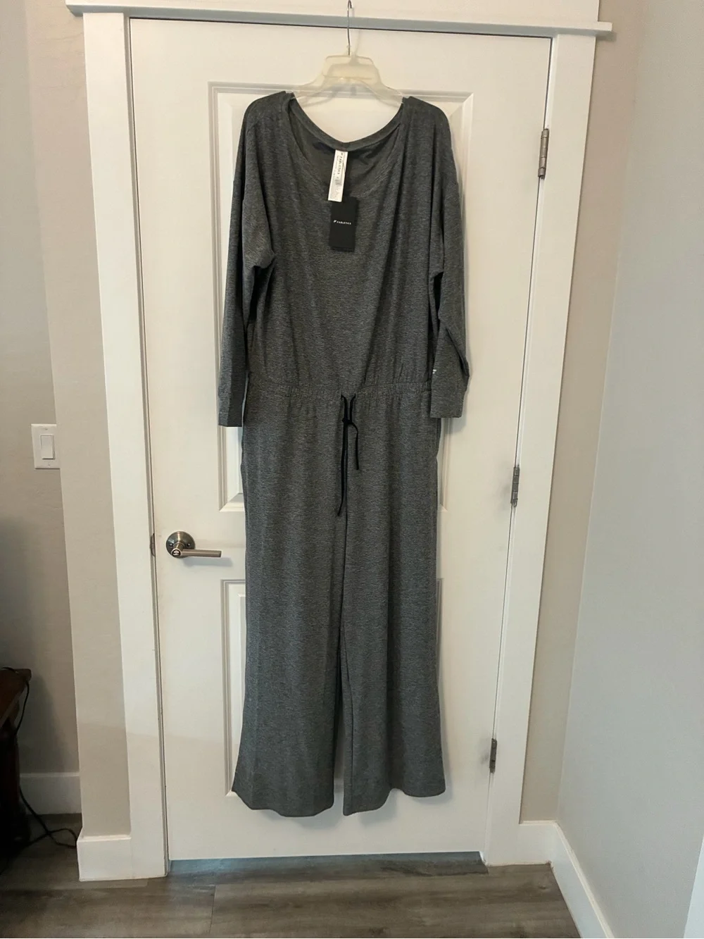 NWT Fablectics Cloud Jersey Off Shoulder Onesie sz XL $129 Cloud Jersey Unbeliev